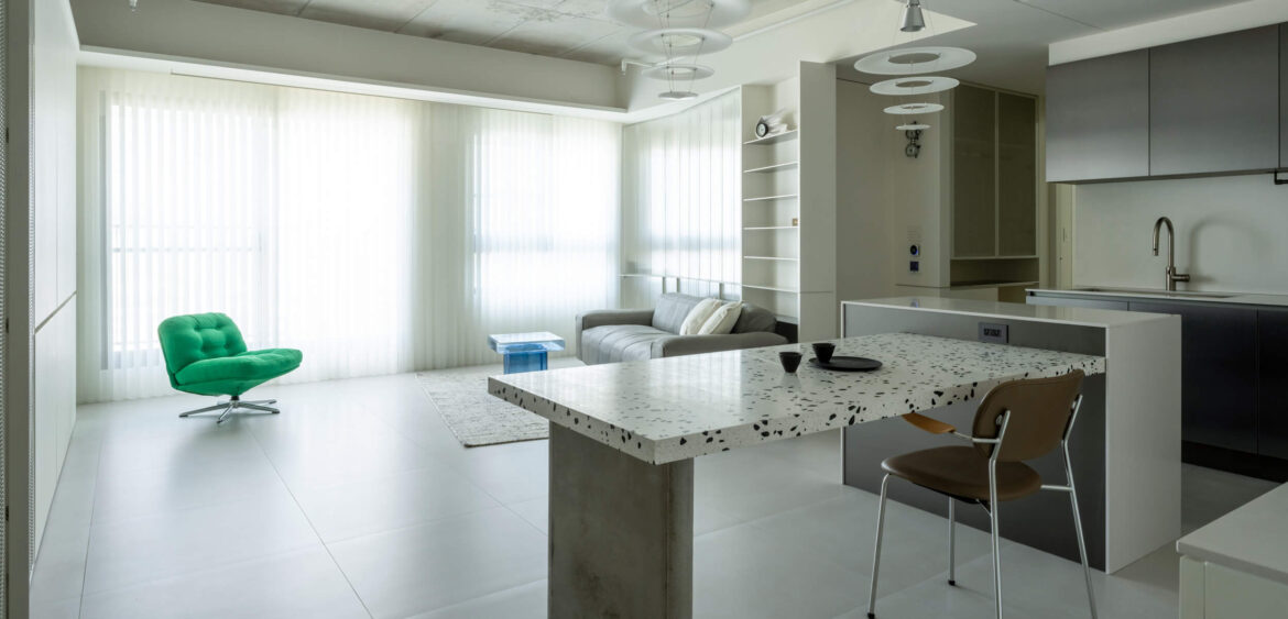 ROLF BENZ,金屬帷幕網,水磨石,金屬系統板,Benjamin Moore,白蠟實木,神保電器,未來考古,向丘設計,住宅空間攝影,finestudio空間攝影