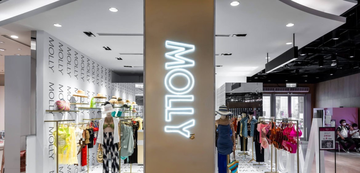 商業空間攝影,Molly,泳裝門市,比基尼專賣店,奇拓設計,Finestudio空間攝影