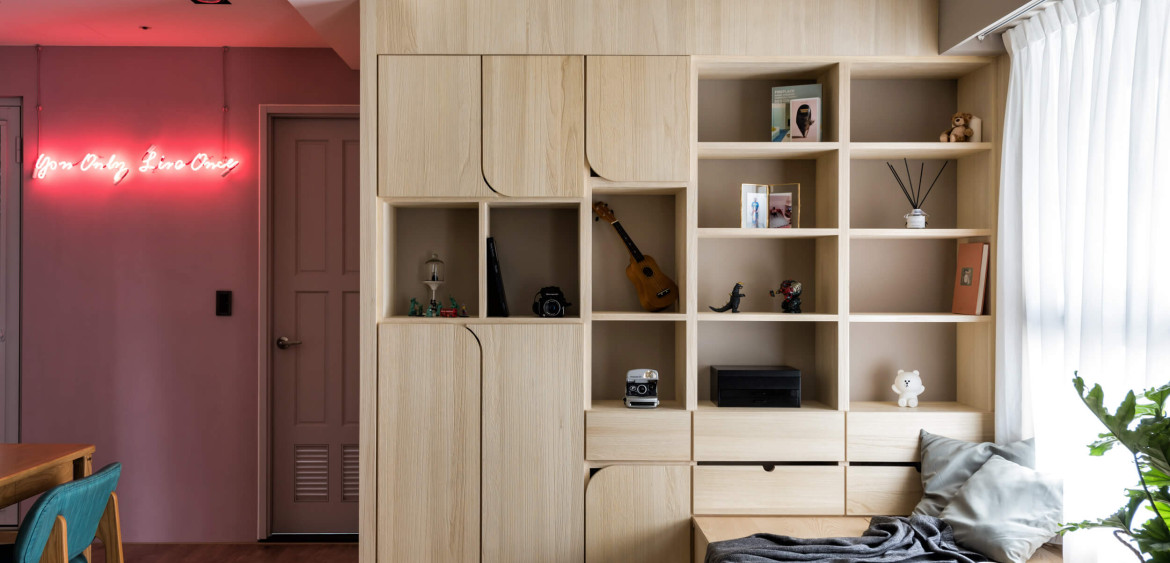 住宅空間攝影,空間攝影,finestudio空間攝影,日系,搖滾風,霓虹燈