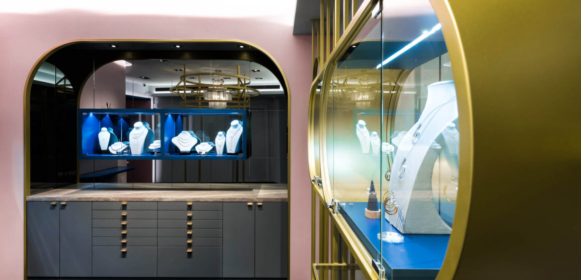 商業空間攝影,空間攝影,波兒琴珠寶店,奇拓室內設計,finestudio空間攝影