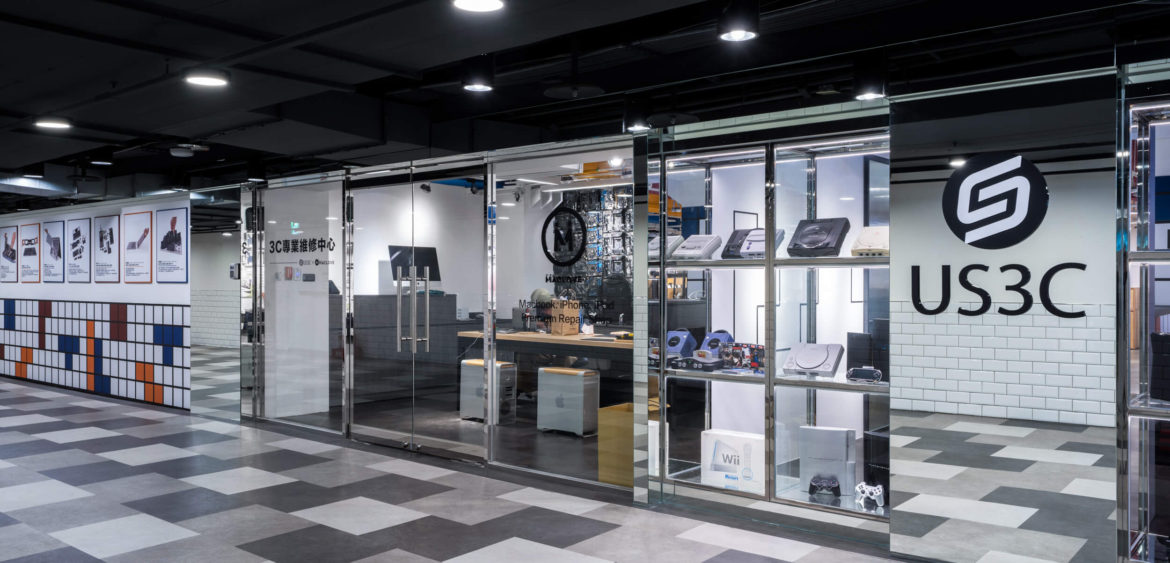 商業空間攝影,空間攝影,Finestudio空間攝影,US3C,二手3C,奇拓設計