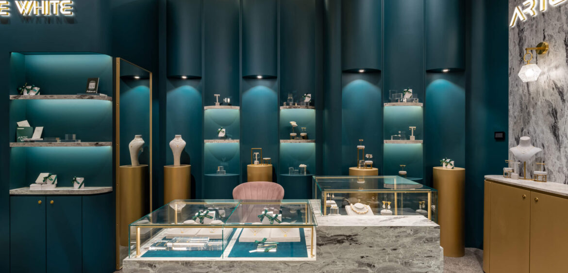 artewhite,百貨公司專櫃,飾品專櫃,珠寶專櫃,商業空間拍攝,奇拓設計,空間攝影,finestudio空間攝影