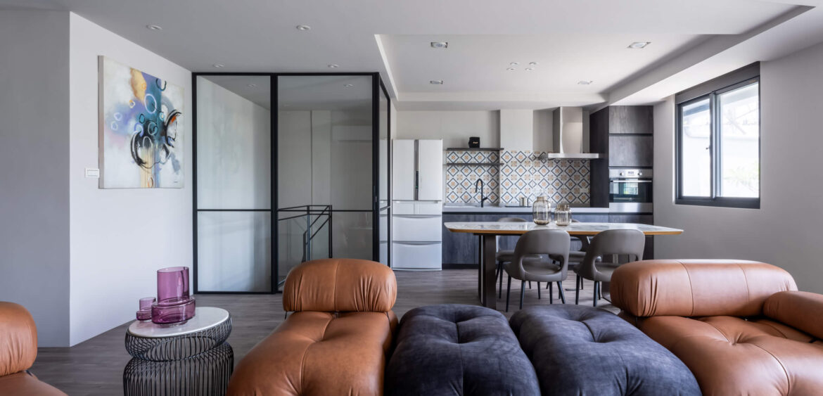 閣樓設計,特殊漆,廚房花磚,奇拓設計,空間攝影,finestudio空間攝影