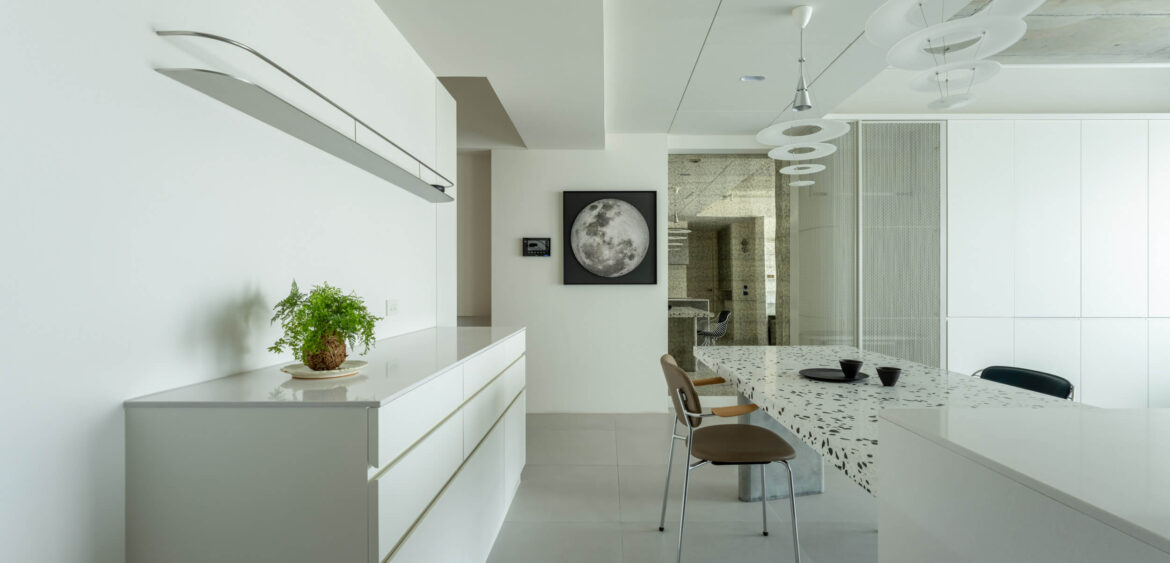 ROLF BENZ,金屬帷幕網,水磨石,金屬系統板,Benjamin Moore,白蠟實木,神保電器,未來考古,向丘設計,住宅空間攝影,finestudio空間攝影