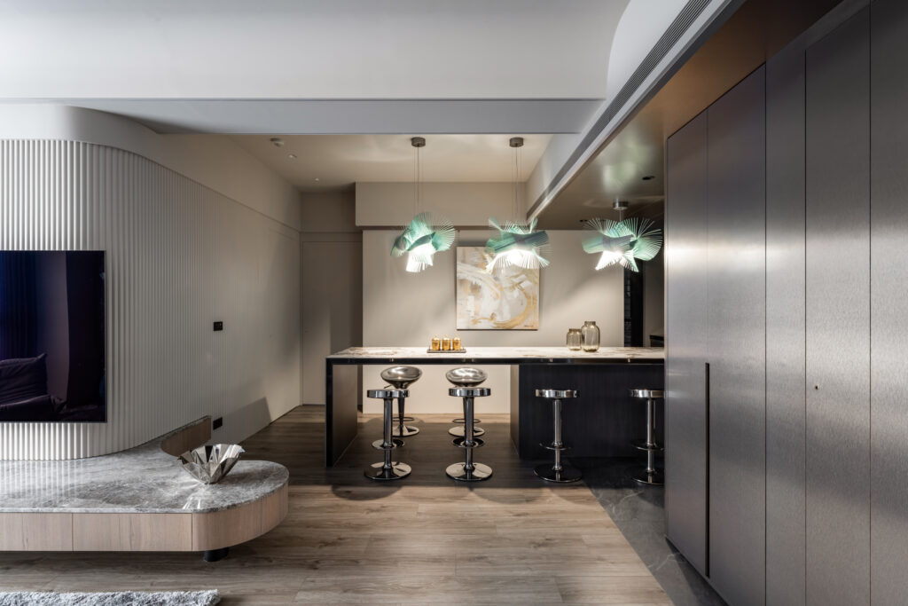 dual color temperature balanced interior photography